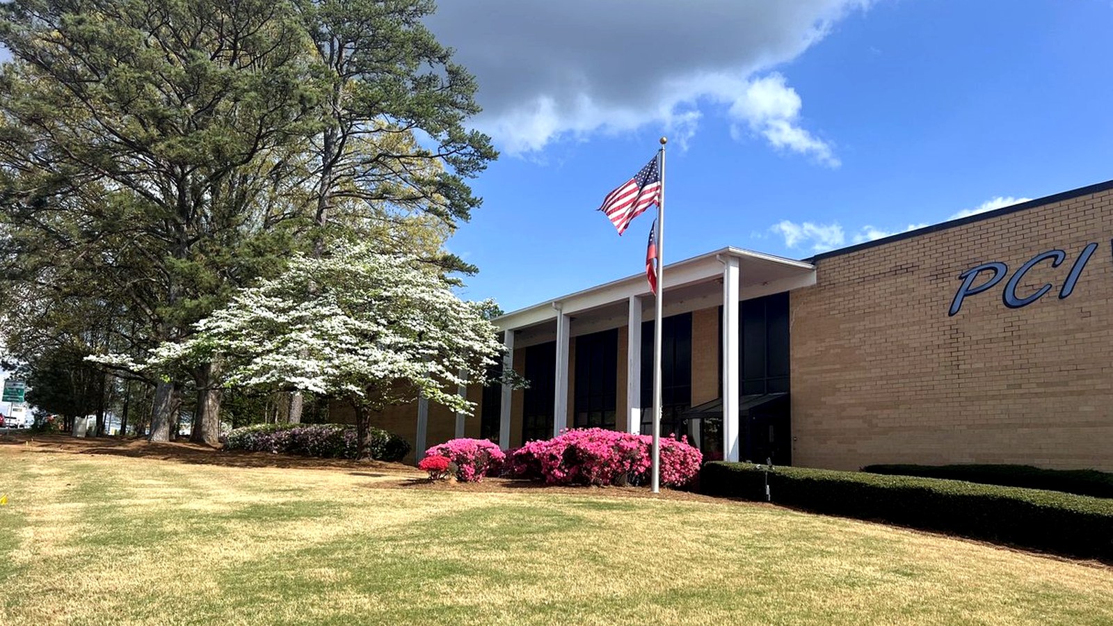 PCI Procoaters plant exterior in Stonecrest, GA